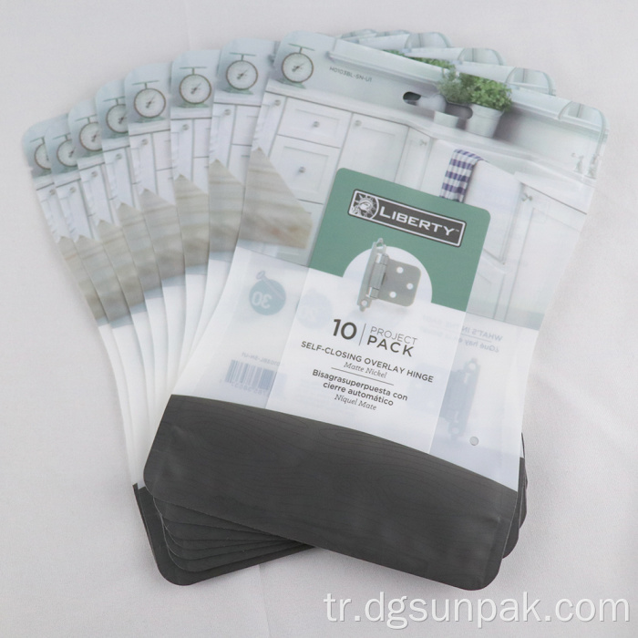 Paket için nem geçirmez donanım ambalajı kompozit çanta